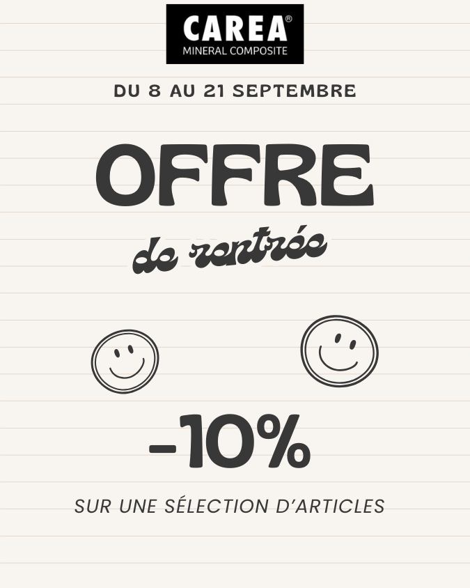 Popin de promotion sur les produits de salle de bain